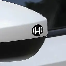 Наклейка з логотипом Honda для автоключів d=15 мм Пластикова об'ємна (Завод) - мініатюра 4
