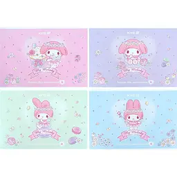 Набор тетрадей для рисования Kite My Melody 12 листов УФ лак+глитер 20 шт. (HK25-241-3)