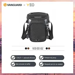 Сумка Vanguard VEO GO 15Z Black (VEO GO 15Z BK), Чорний - мініатюра 7