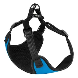 Шлея для собак дрібних порід Bronzedog Sport S 16х14х2 см блакитна - мініатюра 3
