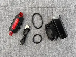Вело фара передня та задня Bike Light 025 велосипедний акумуляторний ліхтар на велосипед з кріпленням - мініатюра 10