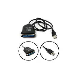 Кабель для передачі даних Dynamode USB to LPT 1.8m (USB2.0-to-Parallel) - мініатюра 3
