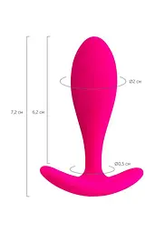 Анальна пробка ToDo Anal Plug Hub 7.2 см (рожевий) - мініатюра 6