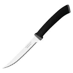 Нож Tramontina Felice для стейка зубчатый 11,2 см black (23494/105)