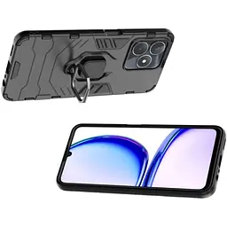 Чохол бампер Primolux Ring Armor для Realme C53 / Realme C51 Black - мініатюра 2