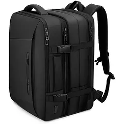 Рюкзак для подорожей Mark Ryden MR9299KR Big Size з можливістю розширення 48 х 32 х 24 27 см Чорний - мініатюра 2