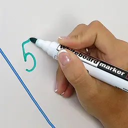 Набір маркерів Axent Whiteboard D2800 круглий 2 мм 12 шт. чорний (D2800-01) - мініатюра 3
