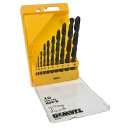 Набір свердл DeWALT HSS-R по металлу, 10шт, d=1-10мм. (DT5911) - мініатюра 2