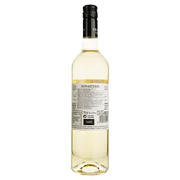 Вино Monasterio de las Vinas Macabeo біле безалкогольне 0.75 л - мініатюра 2