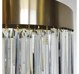 Підвісна люстра Artlight P809/800L GD на 10 ламп E14 із овальним латунним корпусом - мініатюра 3