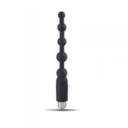 Анальний вібратор Toyz4lovers Anale Pearls, 19.5 см (чорний)