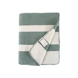 Плед Lotus Home - Infinity Stripe зелений 200x220 - мініатюра 3