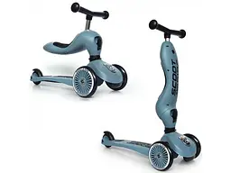 Дитячий самокат Scoot And Ride Highwaykick 1 2w1 Steel