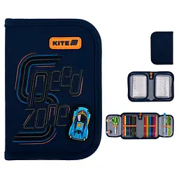 Пенал Kite Speed Zone синій (K25-622H-4) - мініатюра 2