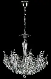 Люстра кришталева Splendid Ray L2474/10A (SR), 10 ламп, хром, білий, висота 50-90 см, діаметр 95 см, сучасний стиль для дому