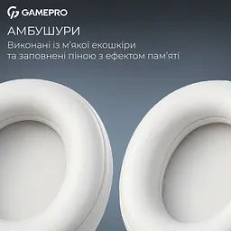 Навушники GamePro Asgard Freya Pro Wireless White/Blue (HSW201WB) - мініатюра 10