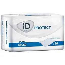 Одноразові пелюшки iD Protect Plus 60×60 см 30 шт.