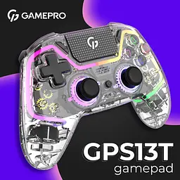 Геймпад GamePro бездротовий прозорий (GPS13T) - мініатюра 15
