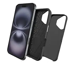 Протиударний чохол Primo Gibrid Armor для Apple iPhone 16 Plus Black - мініатюра 3