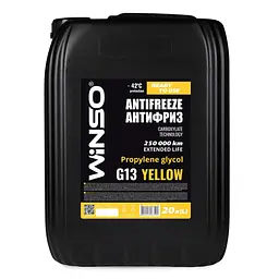 Антифриз Winso Antifreeze & Coolant Yellow G13 -42°C жовтий готовий 20л(881190)