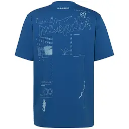 Футболка Mammut Base T-Shirt Men Multi-Pitch M tschiel - мініатюра 2