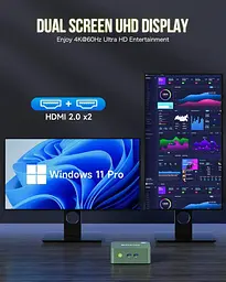 Міні ПК GMKtec G3 8/256Gb n100 Windows 11 Pro - мініатюра 5