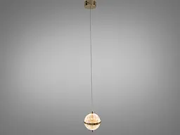 LED-підвіс Diasha 5030/1GD сферичне золото 14 Вт кришталь - мініатюра 4