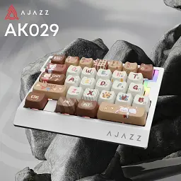 Клавіатура Ajazz AK029 Meow Magnetic Switch USB UA Beige (AK029-M-Y) - мініатюра 6