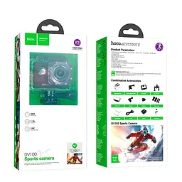 Екшен камера Hoco DV100 sports camera Black - мініатюра 8
