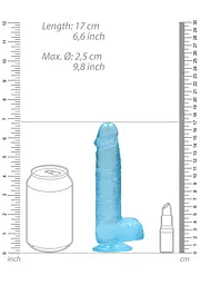 Реалістичний фалоімітатор з присоскою RealRock Dildo 6, 17 см - мініатюра 6