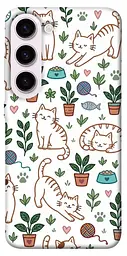 TPU чохол Demsky Cats pattern для Samsung Galaxy S23+