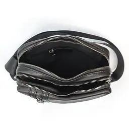 Чоловічий чорний месенджер Tiding Bag S-JMD10-8153 - мініатюра 7