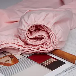 Простирадло на резинці Moon&Star Soft Rose Бязь Gold Люкс 70х190х20 см - мініатюра 4