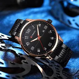 Годинник наручний Curren 8411 Black (18691) - мініатюра 5