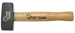 Молоток кувалда 1000г руків'я двокомпонентне Top Tools hoz0013584
