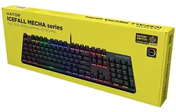 Клавіатура HATOR Icefall Mecha Rainbow Black (HTK104UA) - мініатюра 7