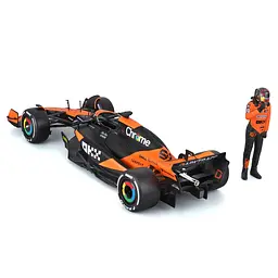 Автомодель з фігуркою Bburago McLaren MCL38, 1:24 в асортименті (18-28040) - мініатюра 5