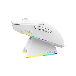 Мишка Ajazz AJ139 V2 MC Wireless/Bluetooth/USB White (AJ139-V2-MC-W) - мініатюра 2