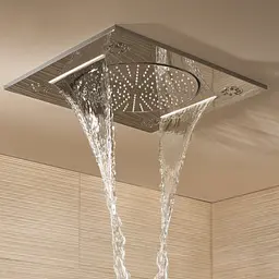 Верхній душ із 3 режимами Grohe Rainshower F-Series 15" 27939001, Хром - мініатюра 8