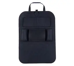 Автомобильный рюкзак-органайзер на спинку сидения Voltronic VLB 40x56 Black - мініатюра 1