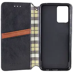 Шкіряний чохол-книжка GETMAN Cubic (PU) для Xiaomi 14T Чорний - мініатюра 3