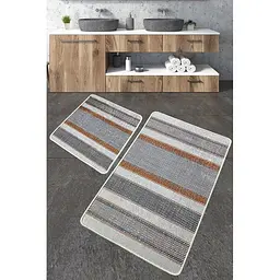 Набір килимків для ванної кімнати Chilai Home Benver 60 x 100 + 50 x 60