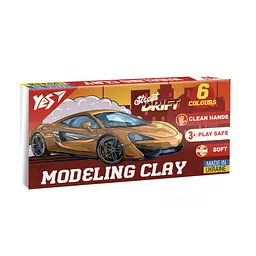 Пластилін Yes Drift King, 6 кольорів, 120 г