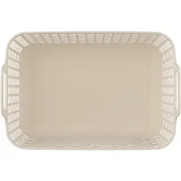 Кошик для зберігання Ardesto пластик PP 33x22.5x25.2 см 12.5 л бежевий (ARHC2512BG) - мініатюра 4