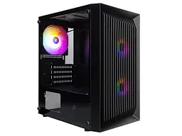 Корпус 1stPlayer BS-2-BK-3F1 Black