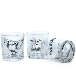 Набір склянок Warner Bros Chile Harry Potter Hedwig 250 мл 3 шт. (86005451) - мініатюра 2