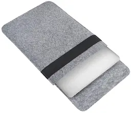 Чохол для ноутбука Gmakin 14 Macbook Pro Vertical Light Gray (GM16-14) - мініатюра 3