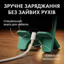 Підставка для телефону дерев’яна настільна Vladi Group «It’s Easy» (VG3001-04) - мініатюра 3