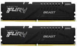 Оперативна пам'ять Kingston Fury 16GB (2x8GB) DDR5 5200MHz Beast Black (KF552C40BBK2-16)