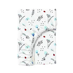 Простирадло на резинці 200х220 BLUE WILDFLOWERS COSAS (4822052289785)